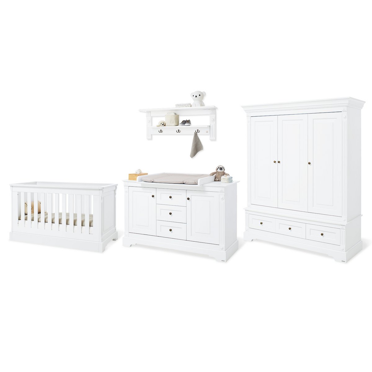 Kwekerij "Emilia" extra brede grote incl. muurplank, 4 delen