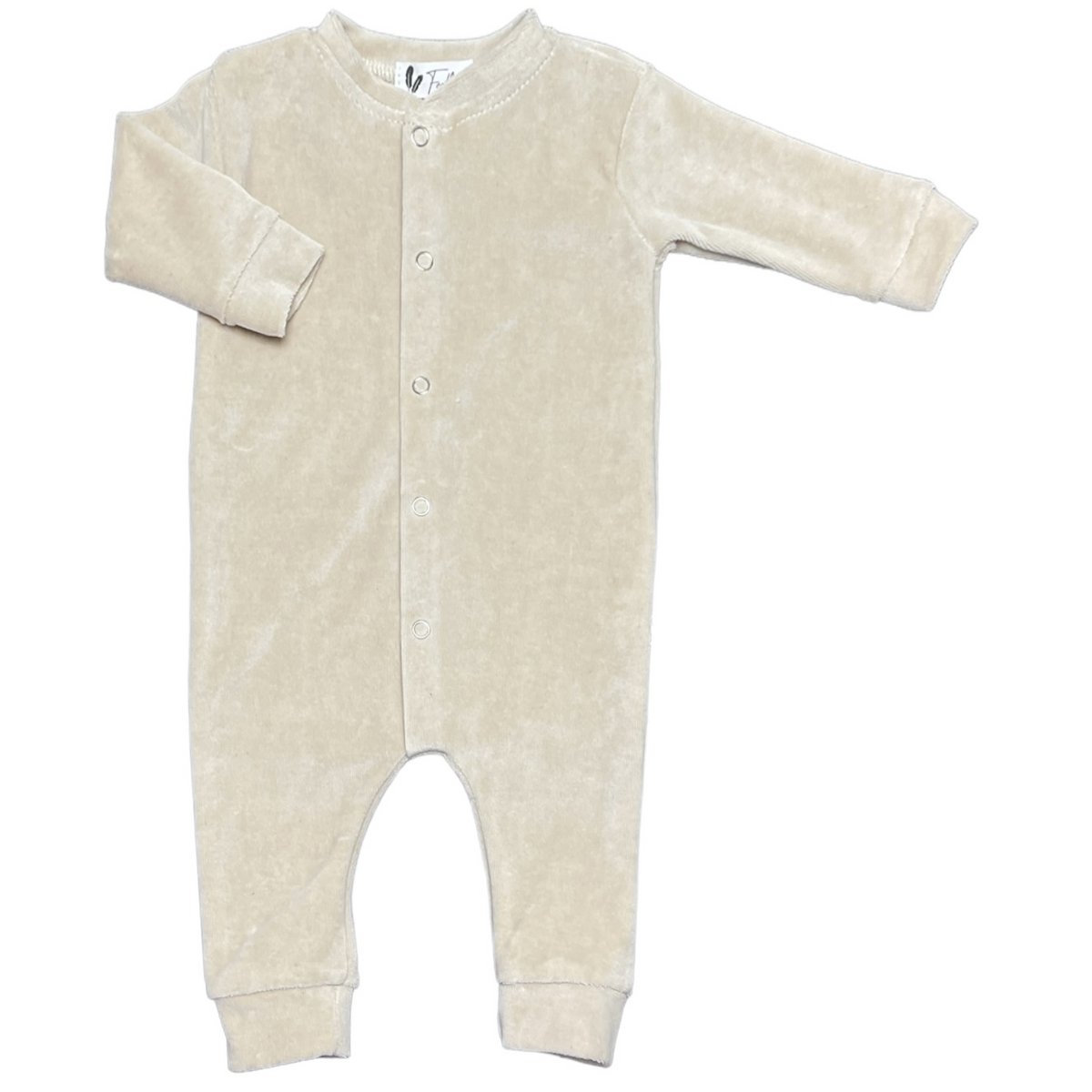 Baby Boxpakje Nicky Velours Feathers - Lichtbeige