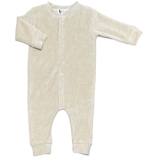 Baby Boxpakje Nicky Velours Feathers - Lichtbeige