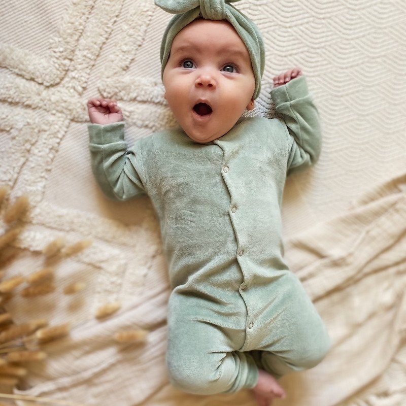 Baby Boxpakje Nicky Velours Feathers - Mint - foto 4