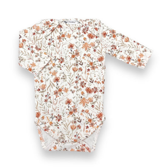 Baby Rompertje Lange Mouw Feathers - Waterbloemen