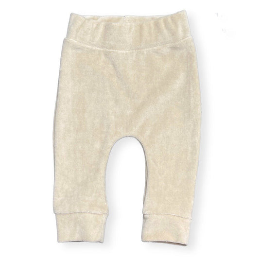 Newborn Jogger Nicky Velours Feathers - Lichtbeige