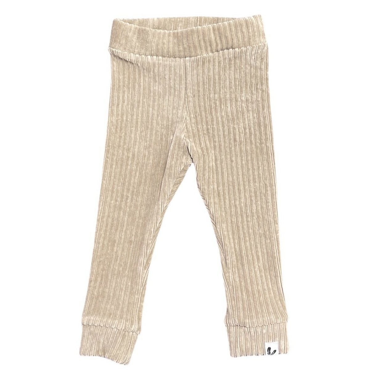 Baby Broekje Ribfluweel Feathers - Zand