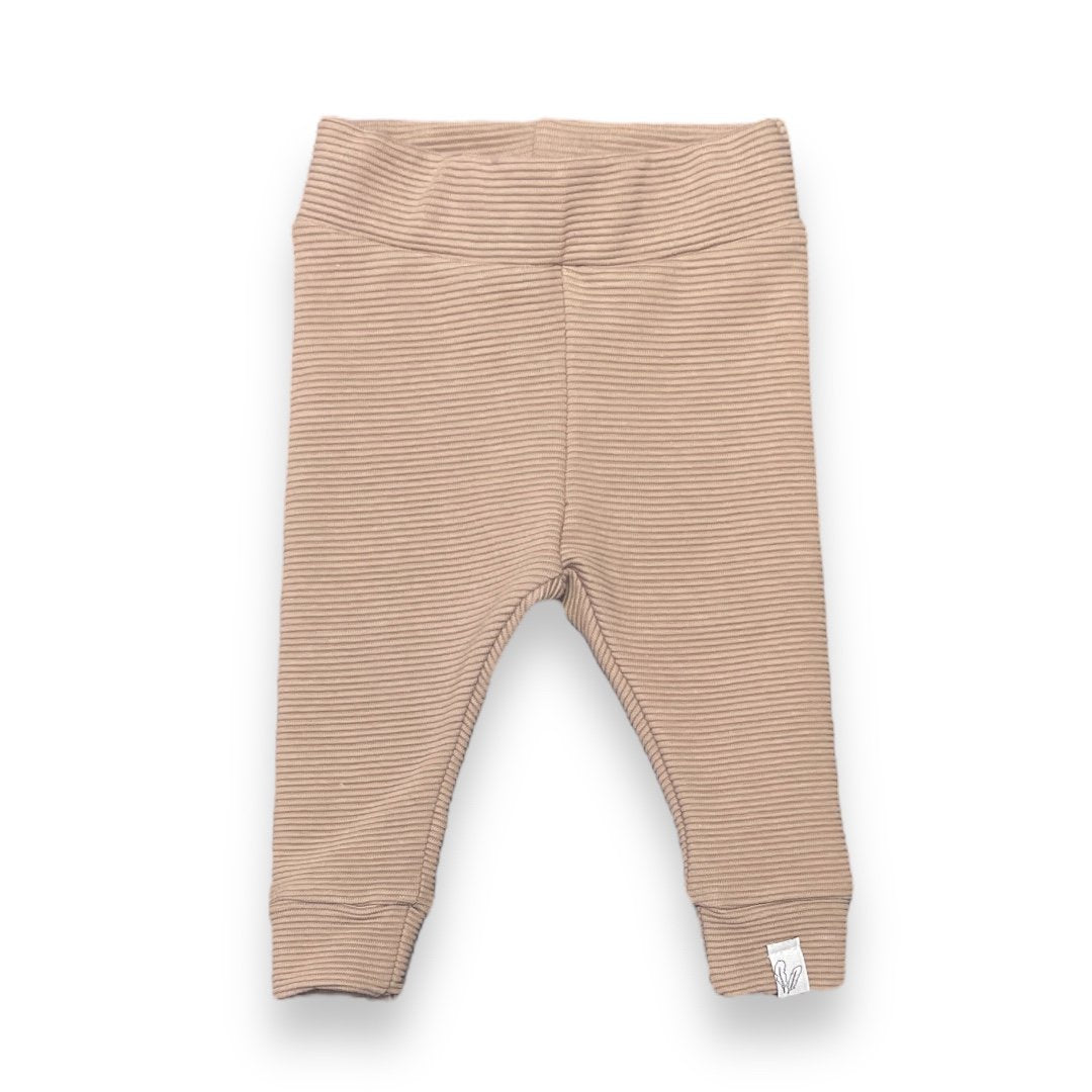 Newborn Broekje Rib Feathers - Taupe